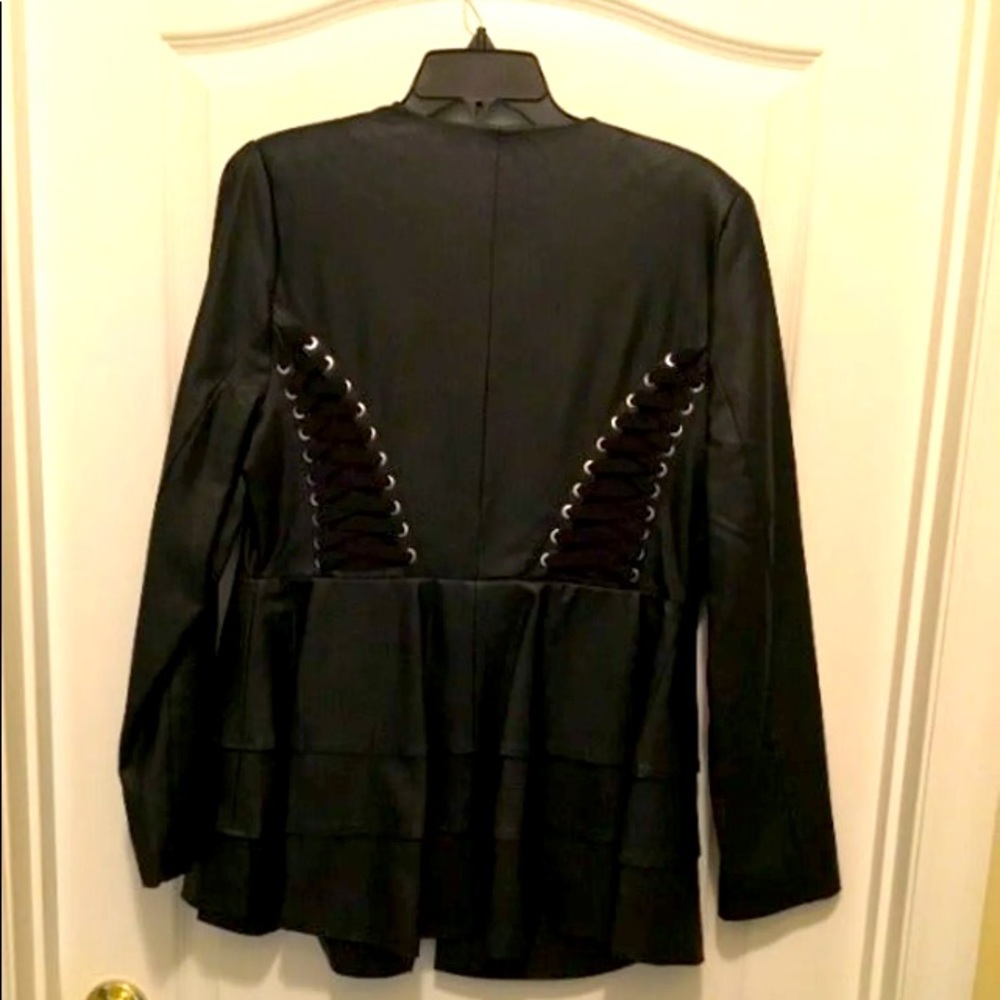 Leather & Lace Unique Black Jacket